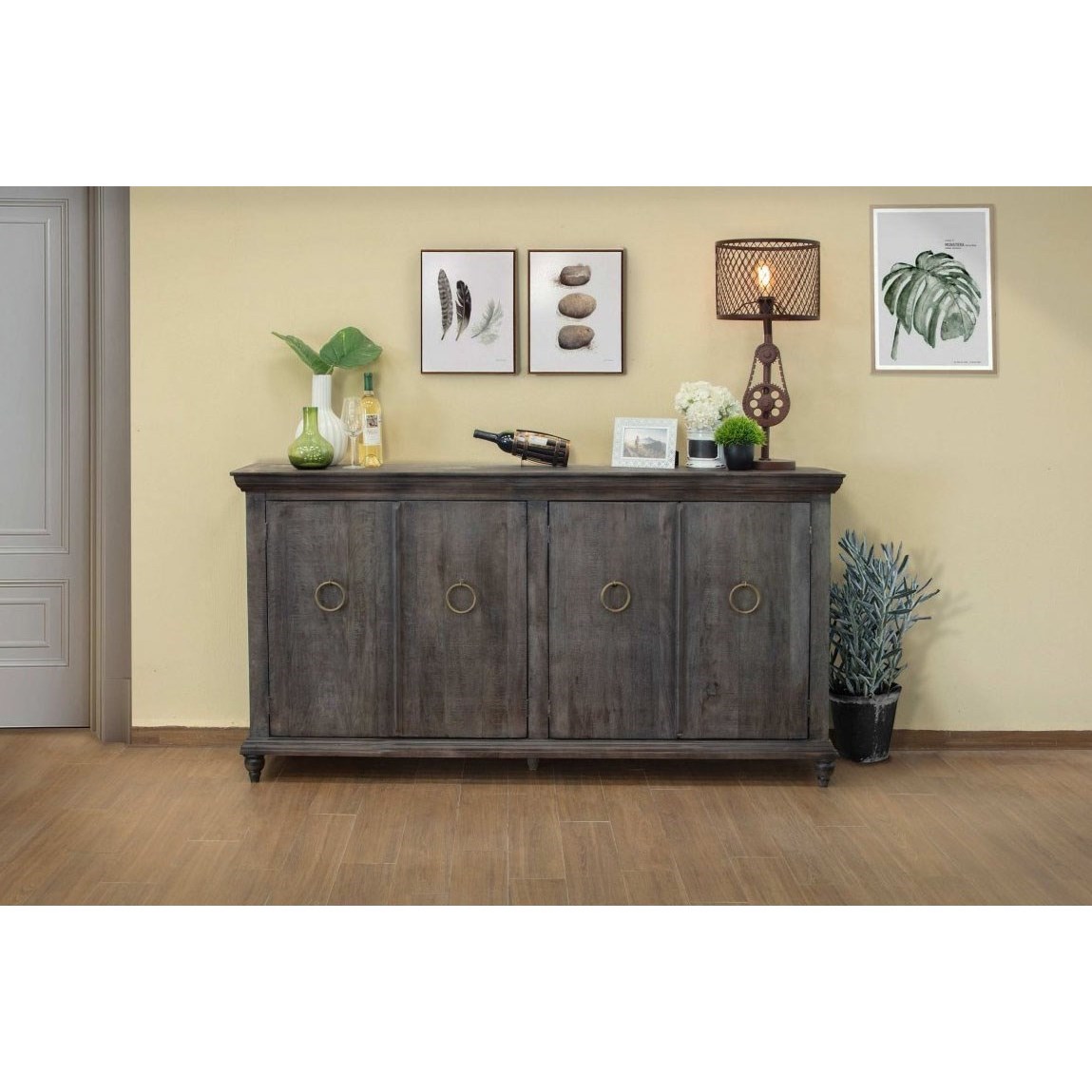 International Furniture Direct Capri 890944487 Transitional 4Door